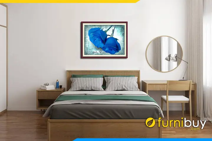 Phần 1: Các mẫu tranh bông hoa hồng hiện đại đẹp lãng mạn ngọt ngào!