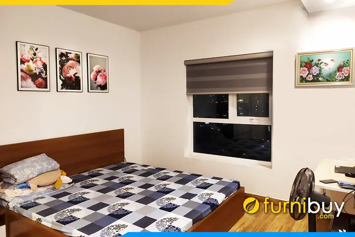 Mau tranh canvas dep hoa hong treo phong ngu chung cu