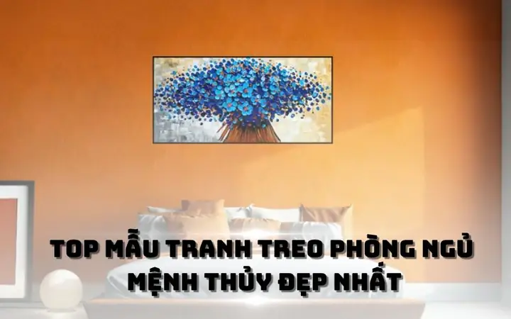 tranh phòng ngủ mạng thủy