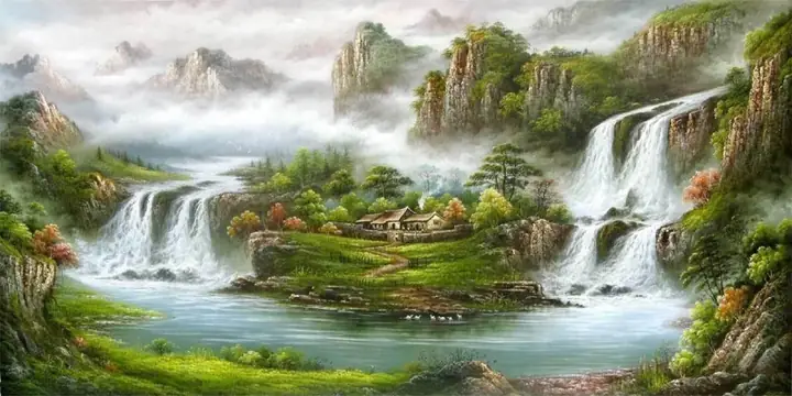 Tranh Sơn Dầu Phong Cảnh Phòng Ngủ Quý Tỵ: Cẩm Nang Chọn Lọc Hài Hòa Năng Lượng