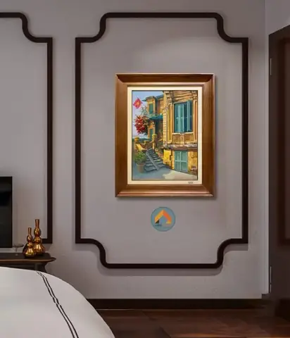 Những bức tranh sơn dầu treo phòng ngủ đẹp và ấn tượng