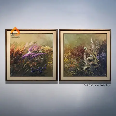 Những bức tranh sơn dầu treo phòng ngủ đẹp và ấn tượng