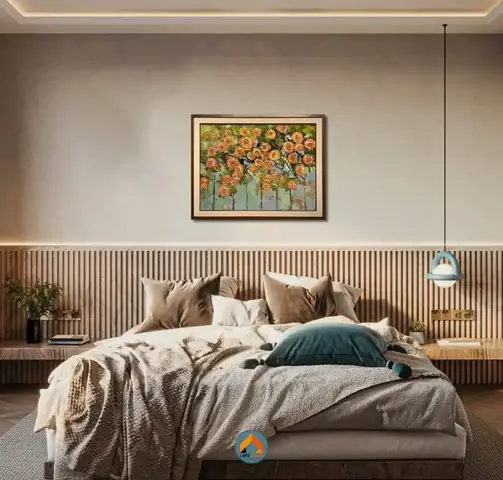 Những bức tranh sơn dầu treo phòng ngủ đẹp và ấn tượng