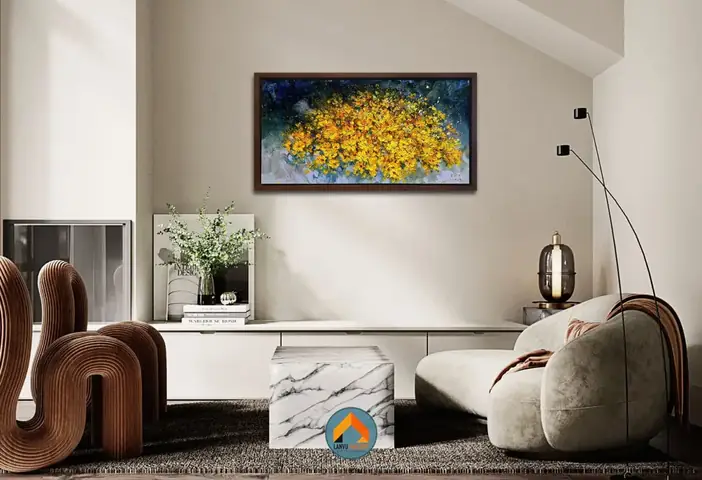 Những bức tranh sơn dầu treo phòng ngủ đẹp và ấn tượng