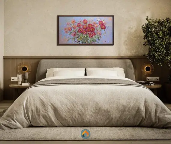 Những bức tranh sơn dầu treo phòng ngủ đẹp và ấn tượng