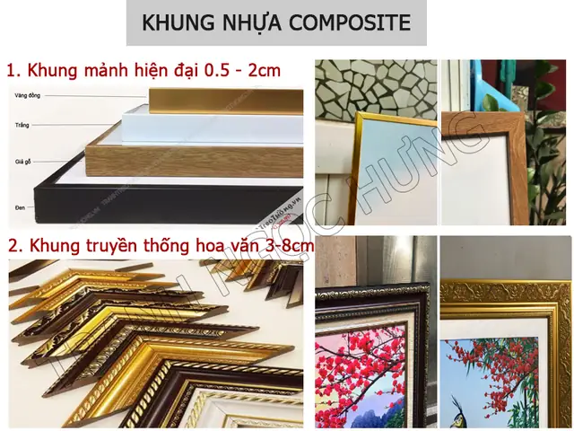 Chất liệu tranh treo tường Canvas