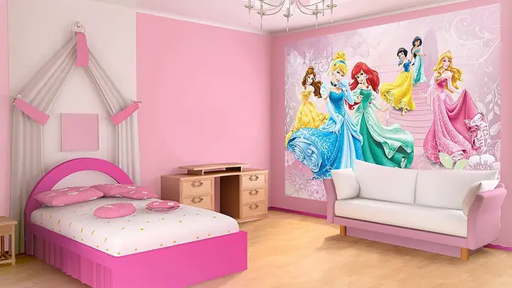 1. Tranh 3D dán tường phòng ngủ cho trẻ em