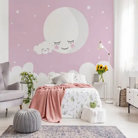 1. Tranh 3D dán tường phòng ngủ cho trẻ em