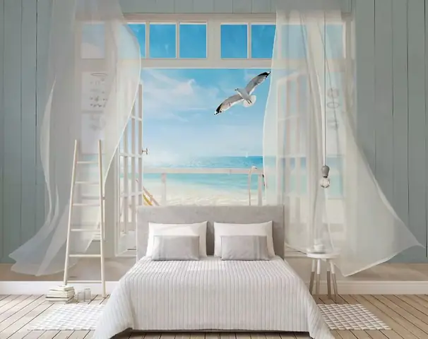 2. Tranh 3D dán tường phòng ngủ cho người lớn