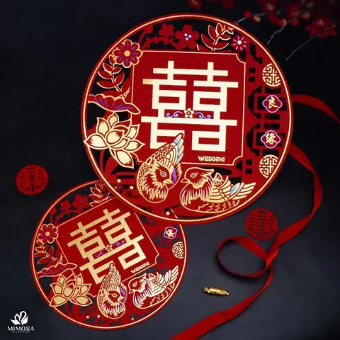 Cách dán chữ hỷ đúng cách