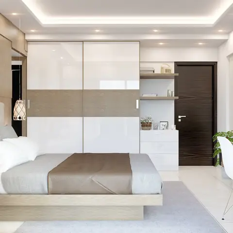 tủ quần áo phòng ngủ nhỏ