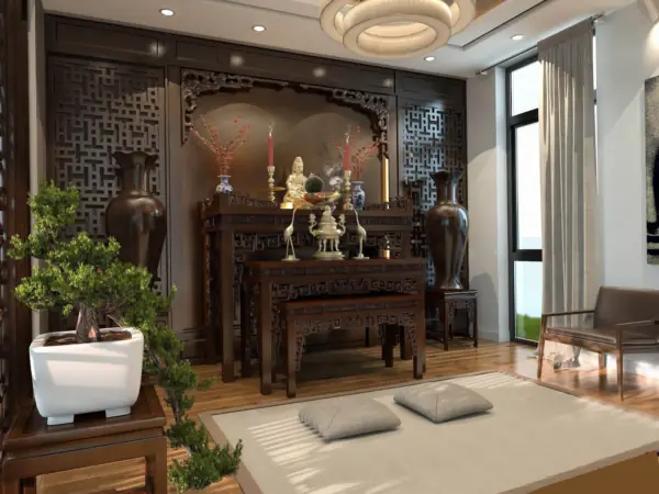Tu thờ quay về cửa phòng ngủ: Giải đáp phong thủy và cách hóa giải