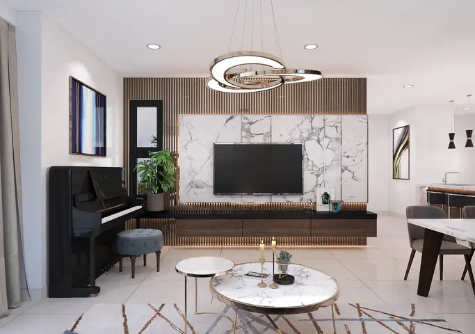 Vách gỗ ốp tường phòng khách toát lên vẻ đẹp sang trọng, đẳng cấp Vách gỗ ốp tường phòng khách toát lên vẻ đẹp sang trọng, đẳng cấp