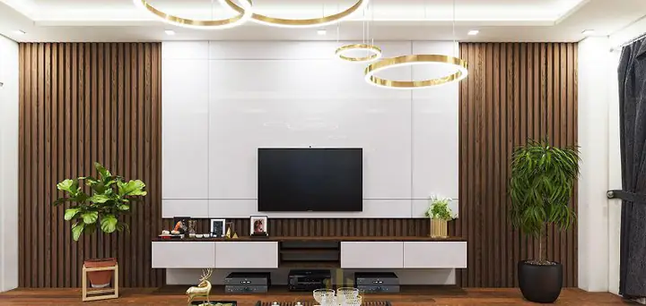 3.3. Vách ốp gỗ tường phòng khách, phòng ngủ bằng nhựa giả gỗ 3.3. Vách ốp gỗ tường phòng khách, phòng ngủ bằng nhựa giả gỗ