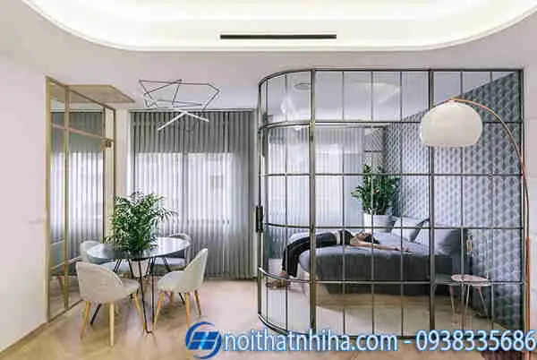 3. Những ưu điểm của vách ngăn phòng ngủ bằng kính cường lực