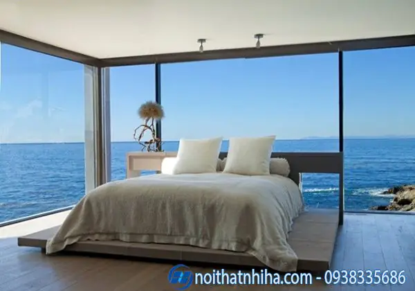 6.Một số mẫu vách ngăn kính cường lực phòng ngủ đẹp