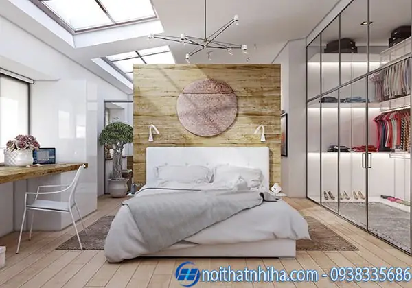 6.Một số mẫu vách ngăn kính cường lực phòng ngủ đẹp
