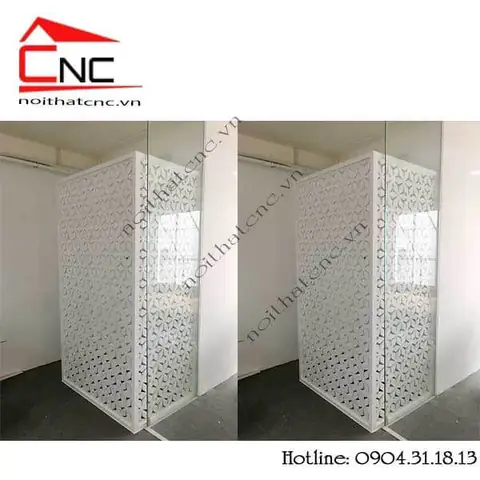 vách ngăn phòng ngủ và phòng thờ