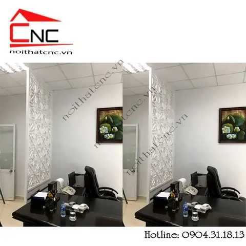 vách ngăn phòng ngủ và phòng thờ