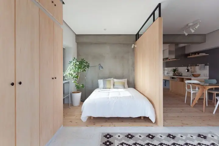 Vách ngăn gỗ tự nhiên