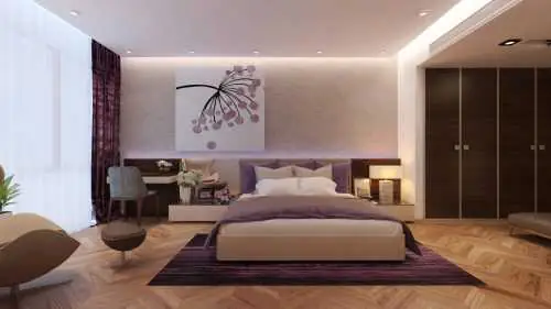 Trang trí nội thất phòng ngủ gần gũi với thiên nhiên