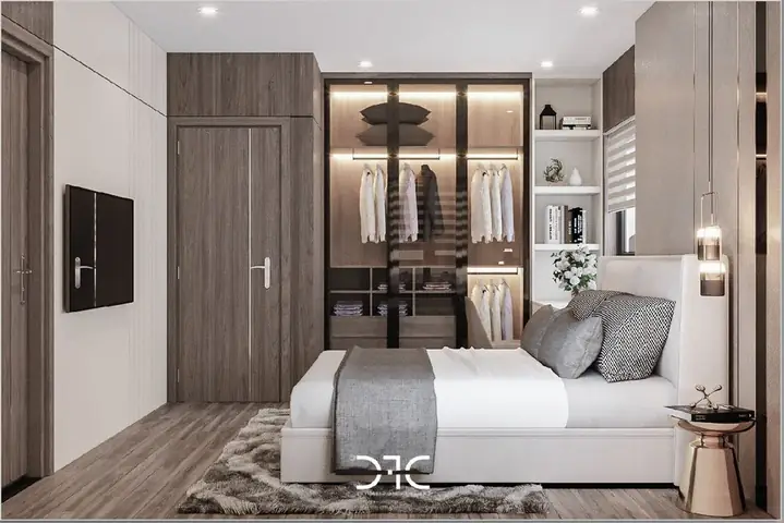 vẽ căn phòng ngủ 3d