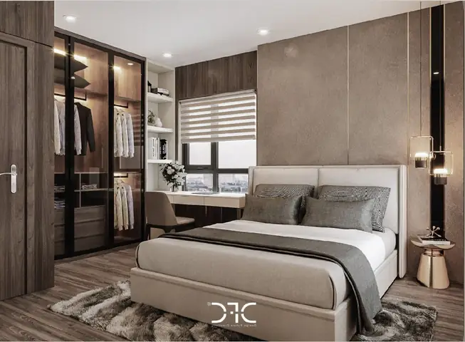 vẽ căn phòng ngủ 3d
