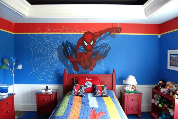 5.6. Vẽ tranh tường các nhân vật hoạt hình Marvel