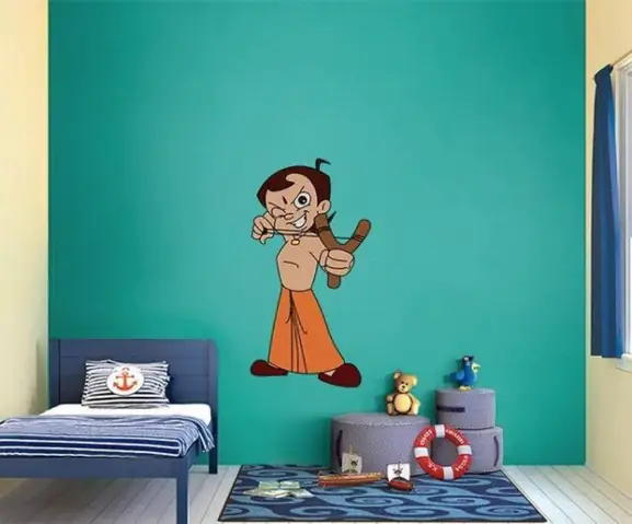 5.2. Vẽ tường phòng ngủ chất cho bé
