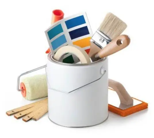 4.1. Công cụ cần chuẩn bị để vẽ tranh tường phòng ngủ