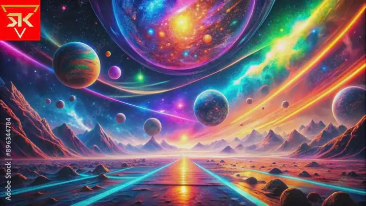 Hướng dẫn tự vẽ tranh trên tường phòng ngủ màu galaxy ấn tượng