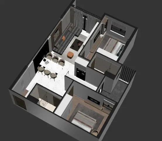 Khám Phá Căn 2 Phòng Ngủ Thiết Kế Đẹp: Ý Tưởng Và Giải Pháp Toàn Diện