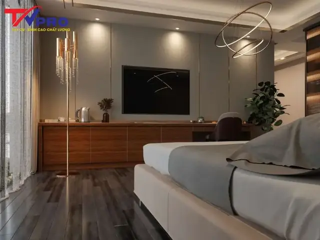 Tivi 49 inch trong phòng ngủ: Hướng dẫn chọn và bố trí tối ưu Tivi 49 inch trong phòng ngủ: Hướng dẫn chọn và bố trí tối ưu